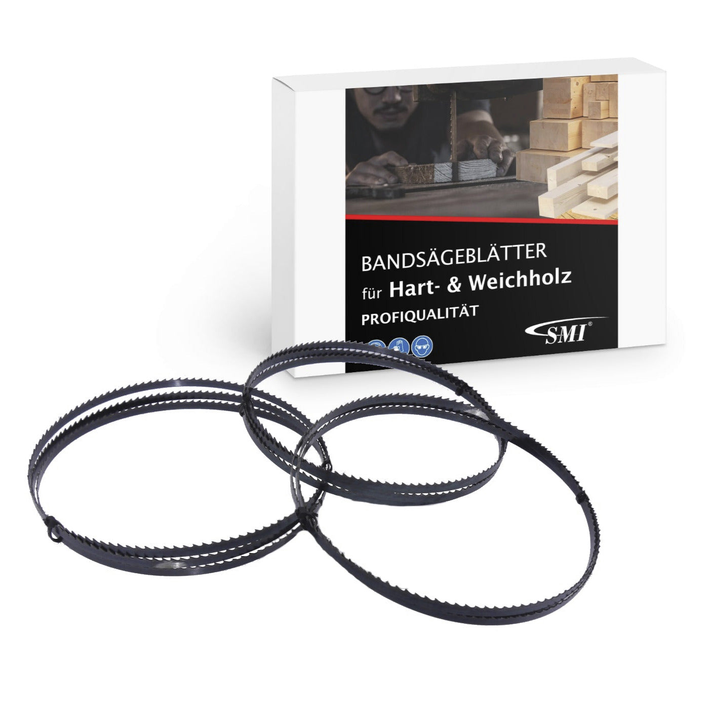 SMI Holz-Bandsägeblatt 2240 x 13 x 0,65 mm Spar-Set