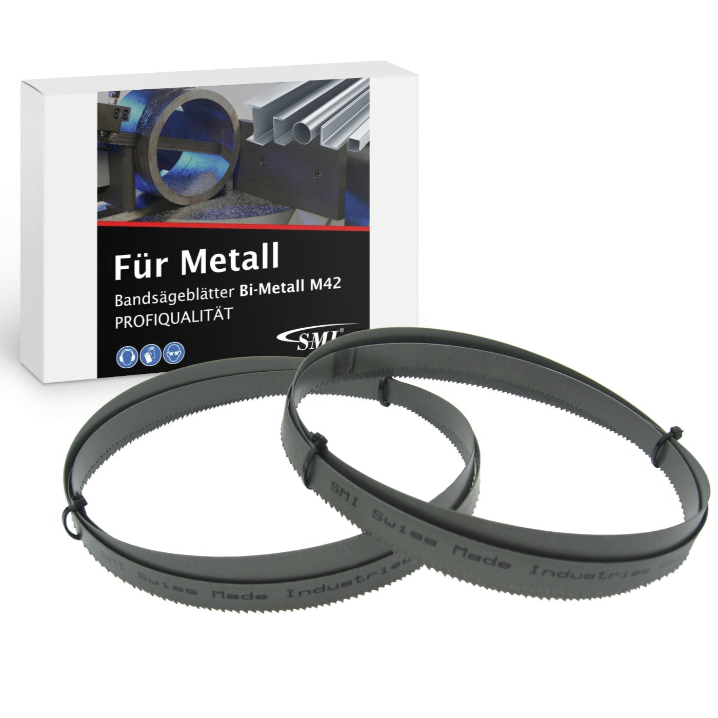 3er SET Encut Hochleistungs-Bandsägeblatt 1470 x 13 x 0,65mm, 10-14 ZpZ Bimetall M42 Sägeband für Optimum, Bernardo etc