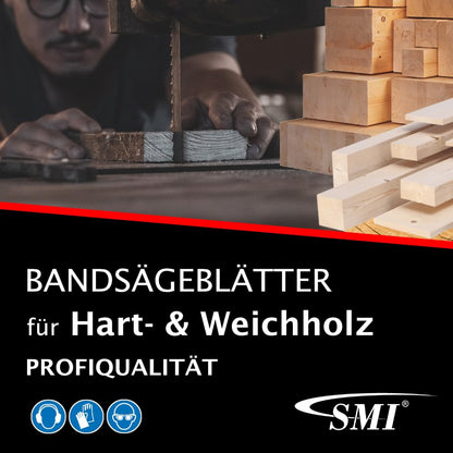 SMI Holz-Bandsägeblatt 1425 x 8 x 0,65 mm Spar-Set