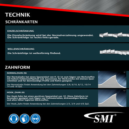 SMI Bi-Metall M42 Bandsägeblatt 2700 x 27 x 0,9 mm